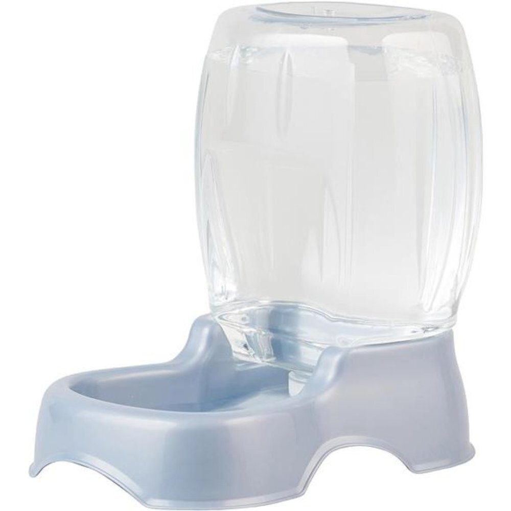 Pet Cafe Gravity Waterer Cat and Dog Water, Pearl Ash Blue,1.5 GAL